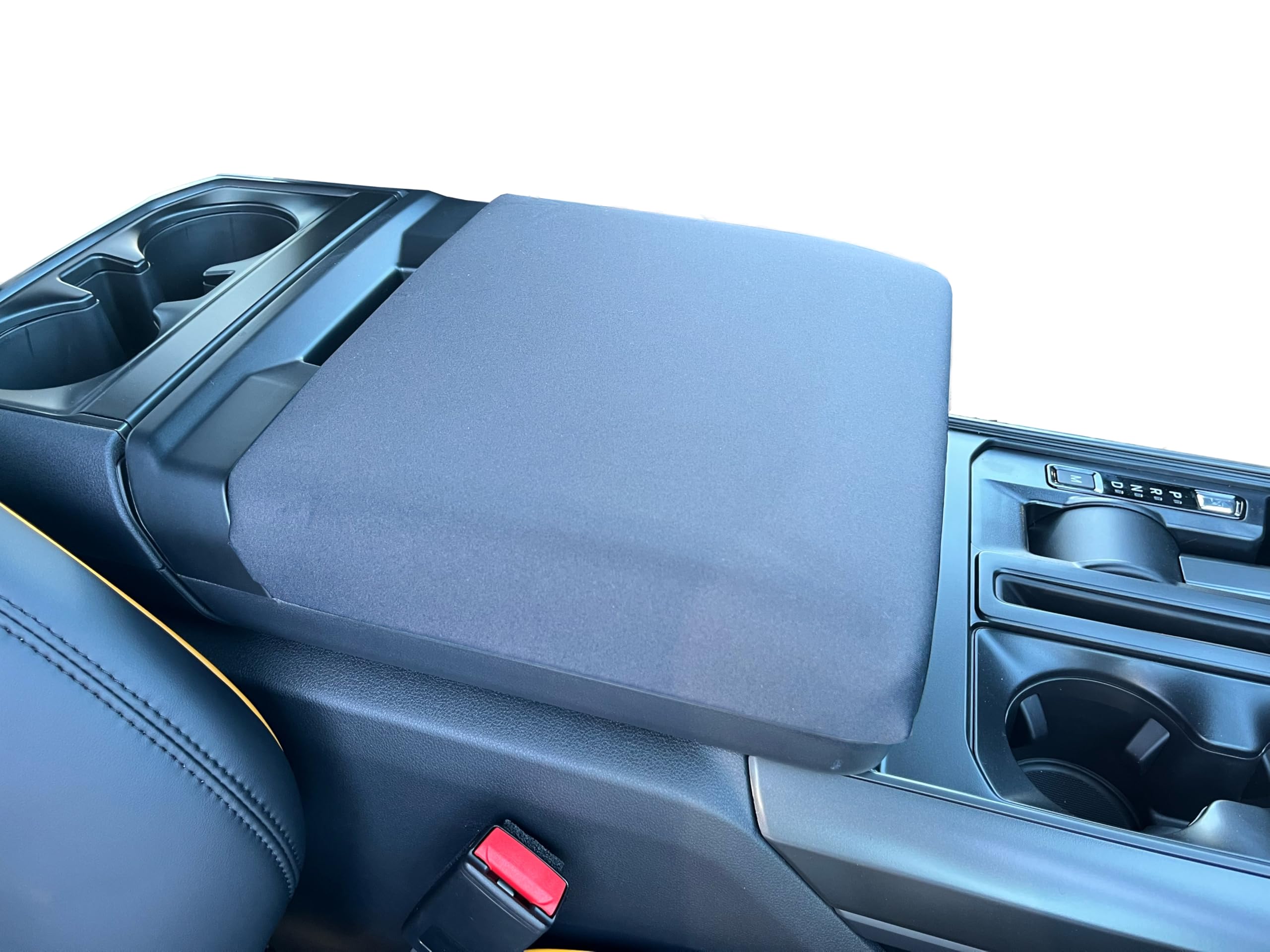 Car Console Covers Plus Hand Made in USA Designed for Ford F150 2021-2026 Select Models w/Computer Work Surface Bucket Seats ONLY Neoprene Auto