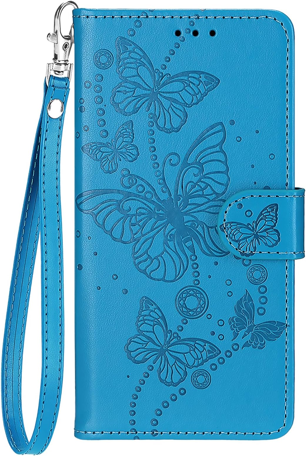 Compatible with/Replacement for Xiaomi Redmi Note 13 Pro+ 5G / Note 13 Pro Plus 5G PU Leather Case Protection Card Slots Wallet Flip Cover DKSLD (Blue)
