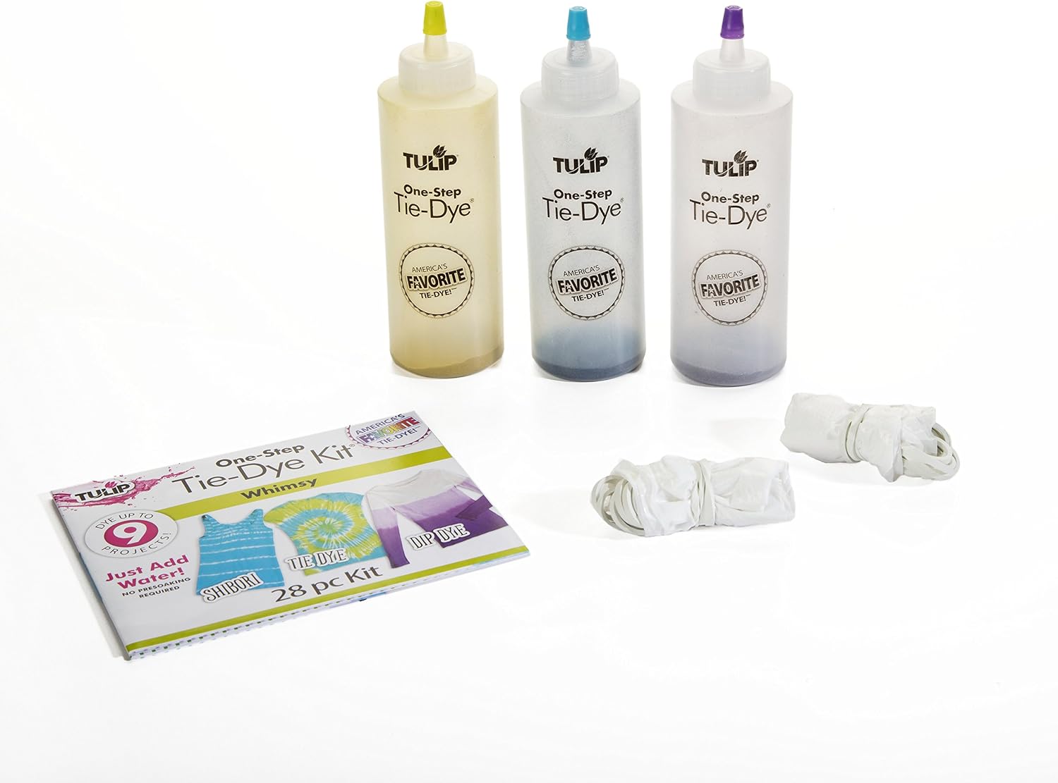 Tulip One-Step Tie-Dye Kit 3 Color Kit, Whimsy, DIY Tie Dye