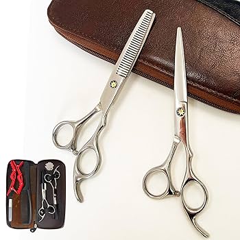 Amazon | Hebite カットハサミ 高級シザー ヘアカット9点セット