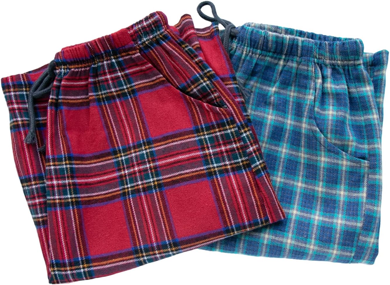 Big Boys Shorts, Plaid Loose Cotton Sleep Lounge Pants 10-16 Years - Image 5