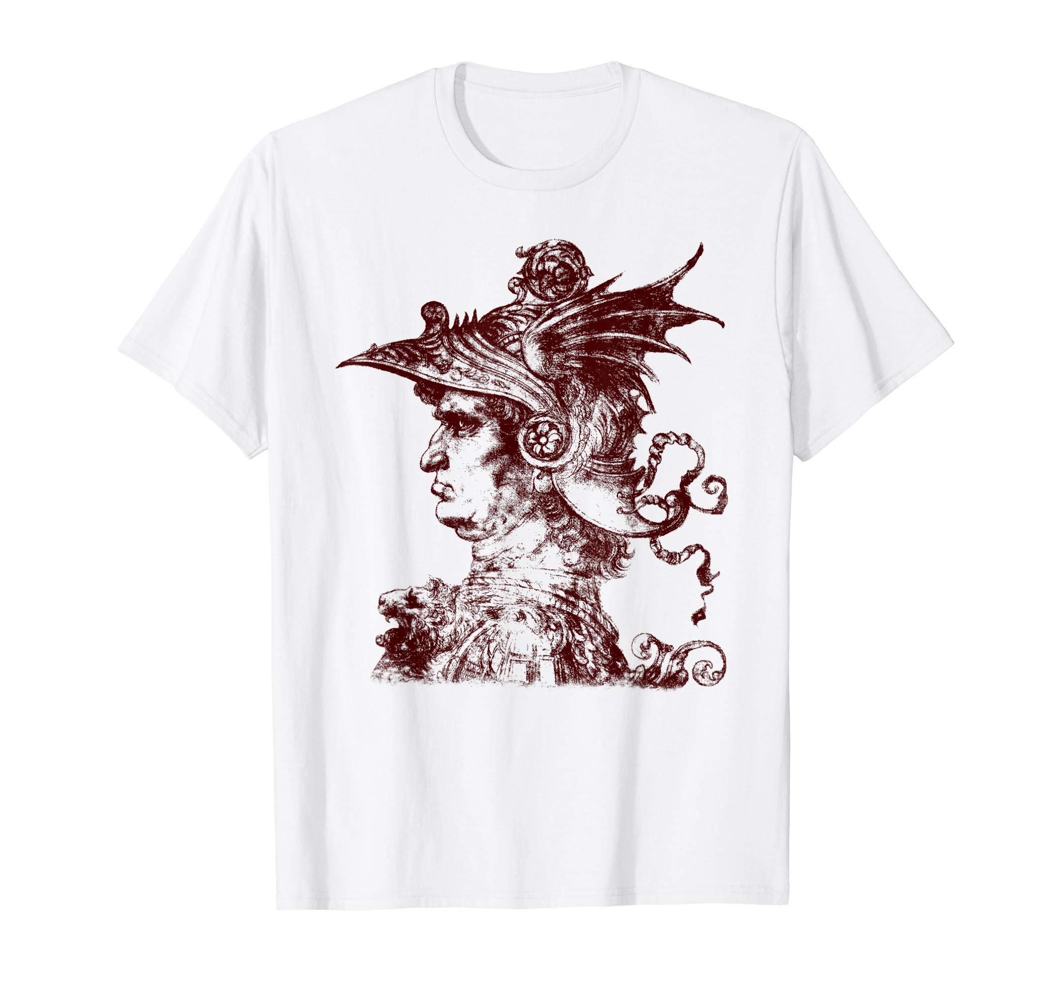 Leonardo da Vinci Shirt ShopLeonardo da Vinci Soldier Warrior Sketch T-Shirt