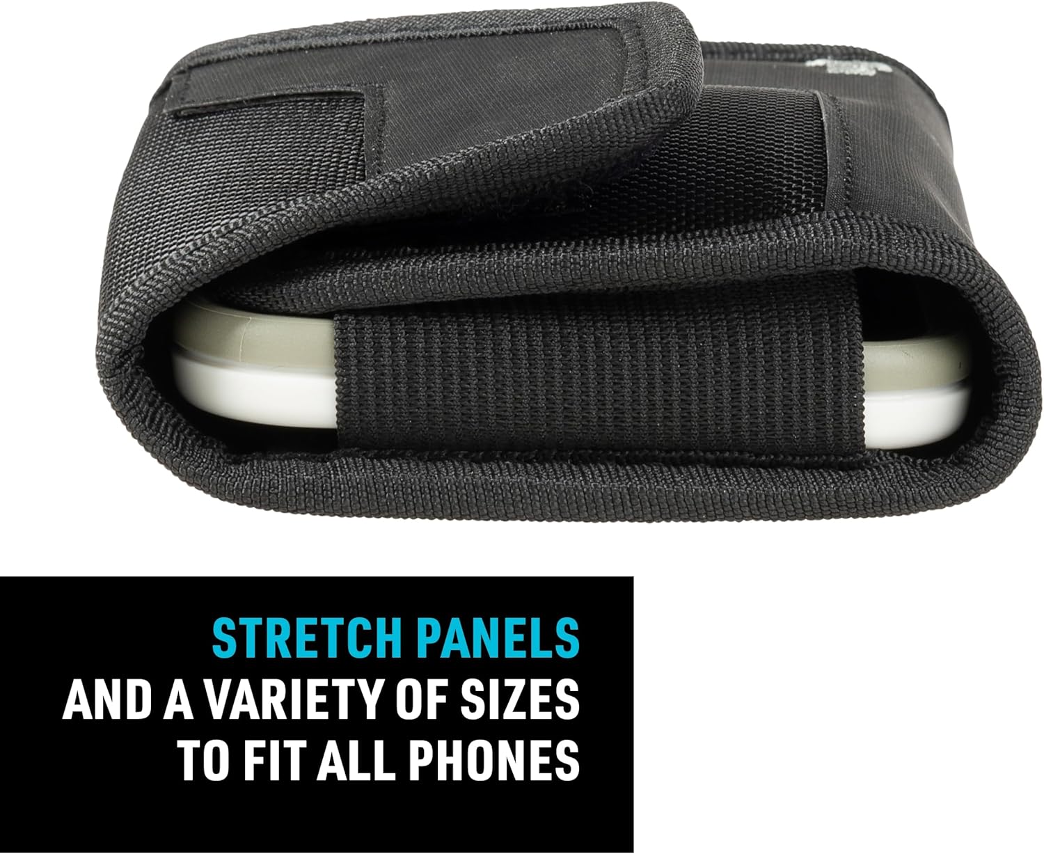 Nite Ize Clip Case Sideways Universal Rugged Holster - Protective Holster for Men's & Women's Belts - Phone Utility Belt Pouch - Phone Accessories - X-Large, Black - Image 5