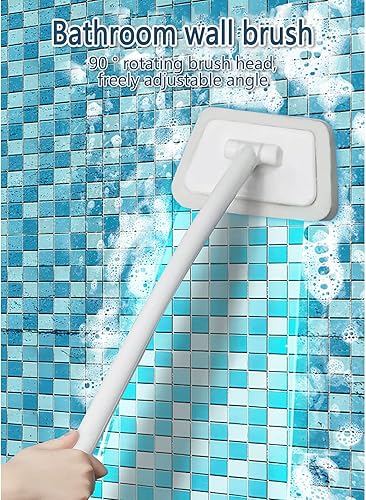 Miniatura 3 de Trapeadores para limpieza de pisos cepillo de limpieza de esponja multifuncional extraíble mango largo cepillo de descontaminación para bañera