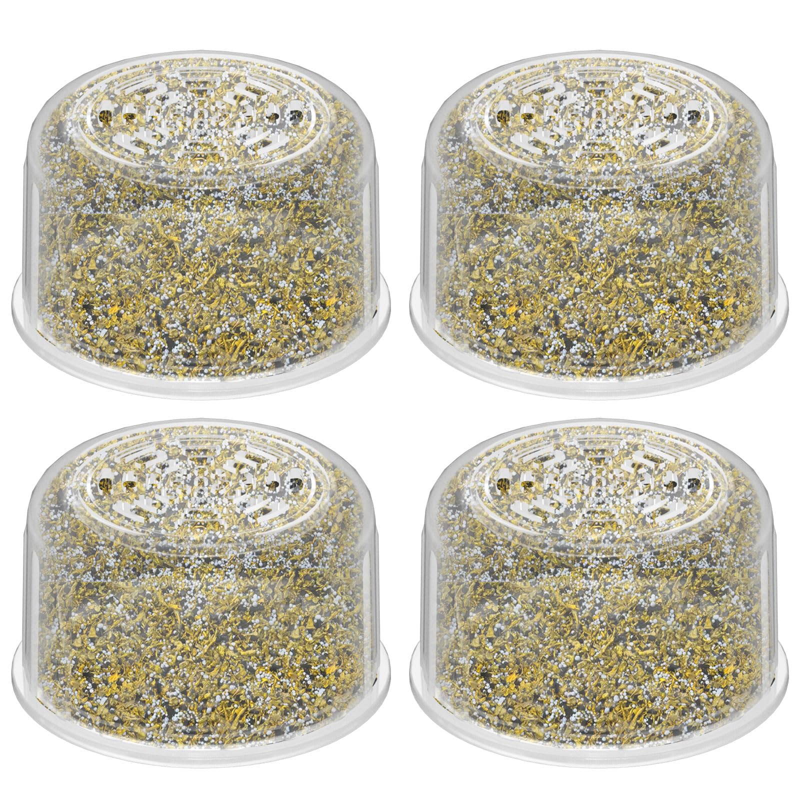 Filtre de douche pour eau dure haut de gamme - Lot de 4 cartouches universelles fixes