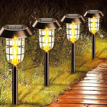 Joomer Solarlampen für Außen 8 Stück Solarleuchten Garten Außenleuchte