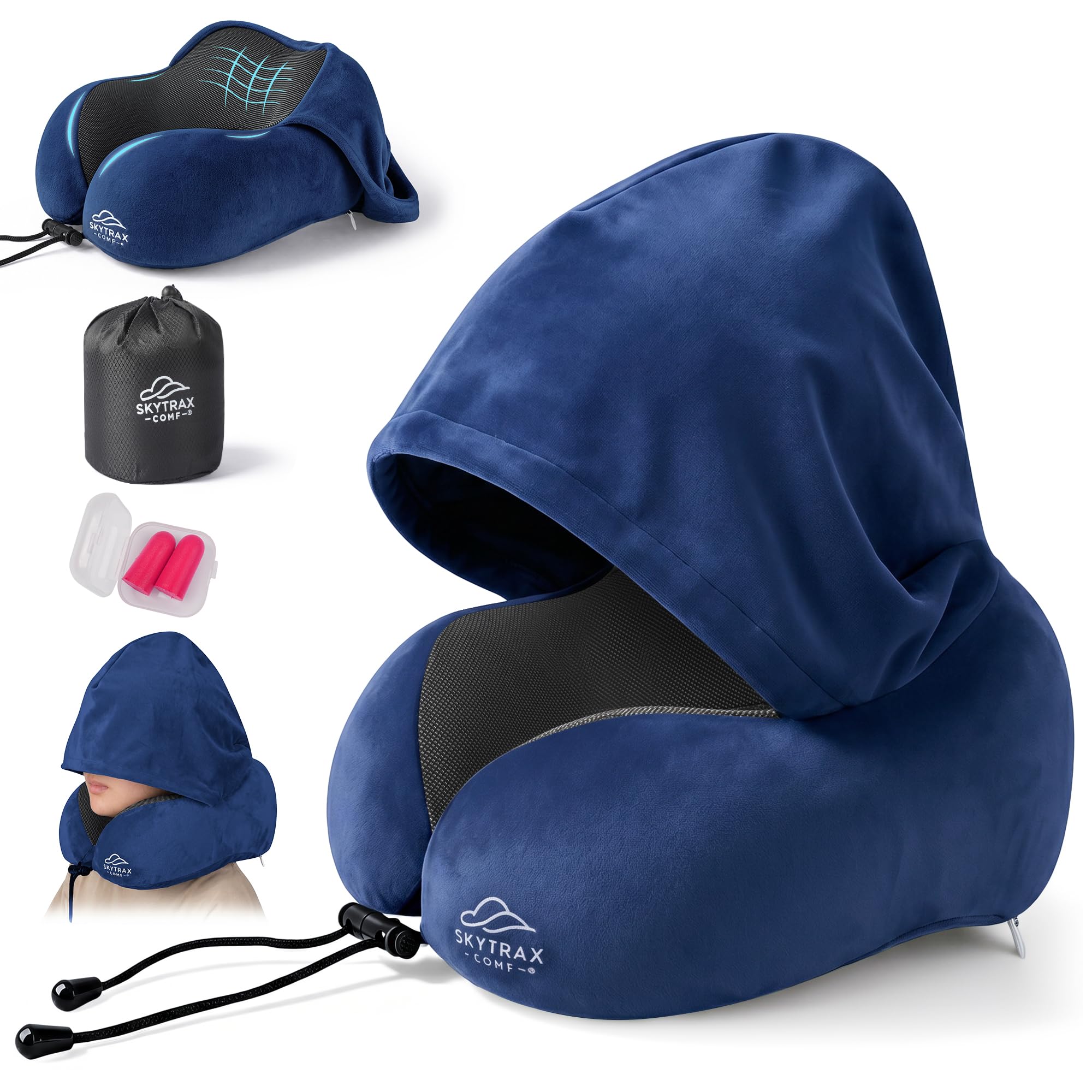 Photo 1 of SKYTRAX COMF Travel Neck Pillow with Hood