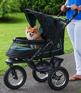 PetGear No-Zip NV Pet Stroller for Cats & Dogs - Zipperless Entry, One-Hand Fold, Gel Tires, Weather Cover Included