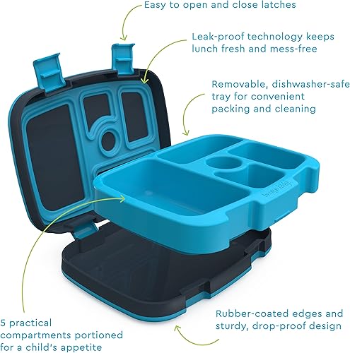 Miniatura 2 de Bentgo® Juego de mochila para niños de 14 pulgadas con caja de almuerzo con estampados para niños (dinosaurio)