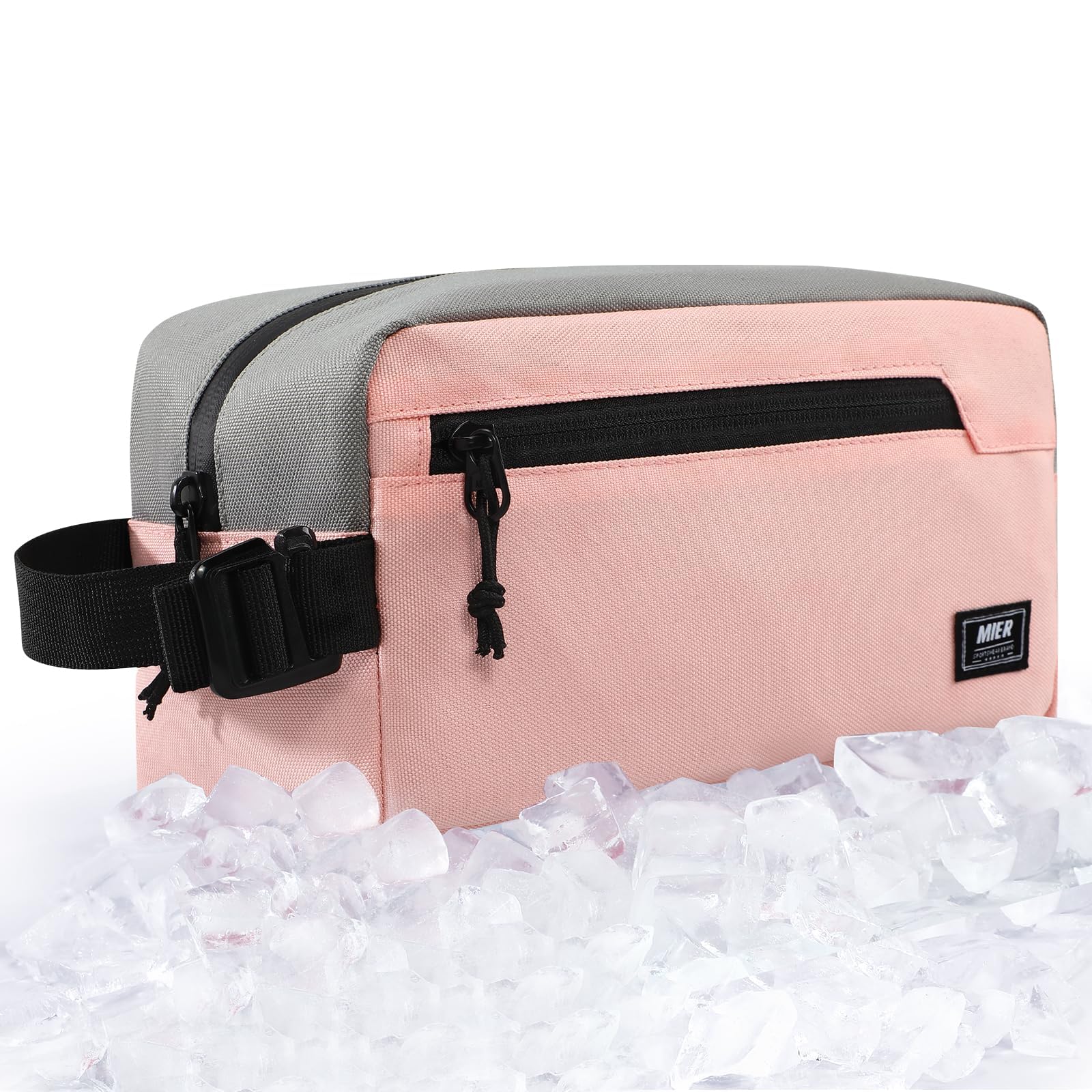 MIER Kleine lunchbox tas voedsel opslag koeltassen geïsoleerde reiskit voor vrouwen en mannen, donkerrood MIER Kleine lunchbox tas voedsel opslag koeltassen geïsoleerde reiskit voor vrouwen en mannen, donkerrood
