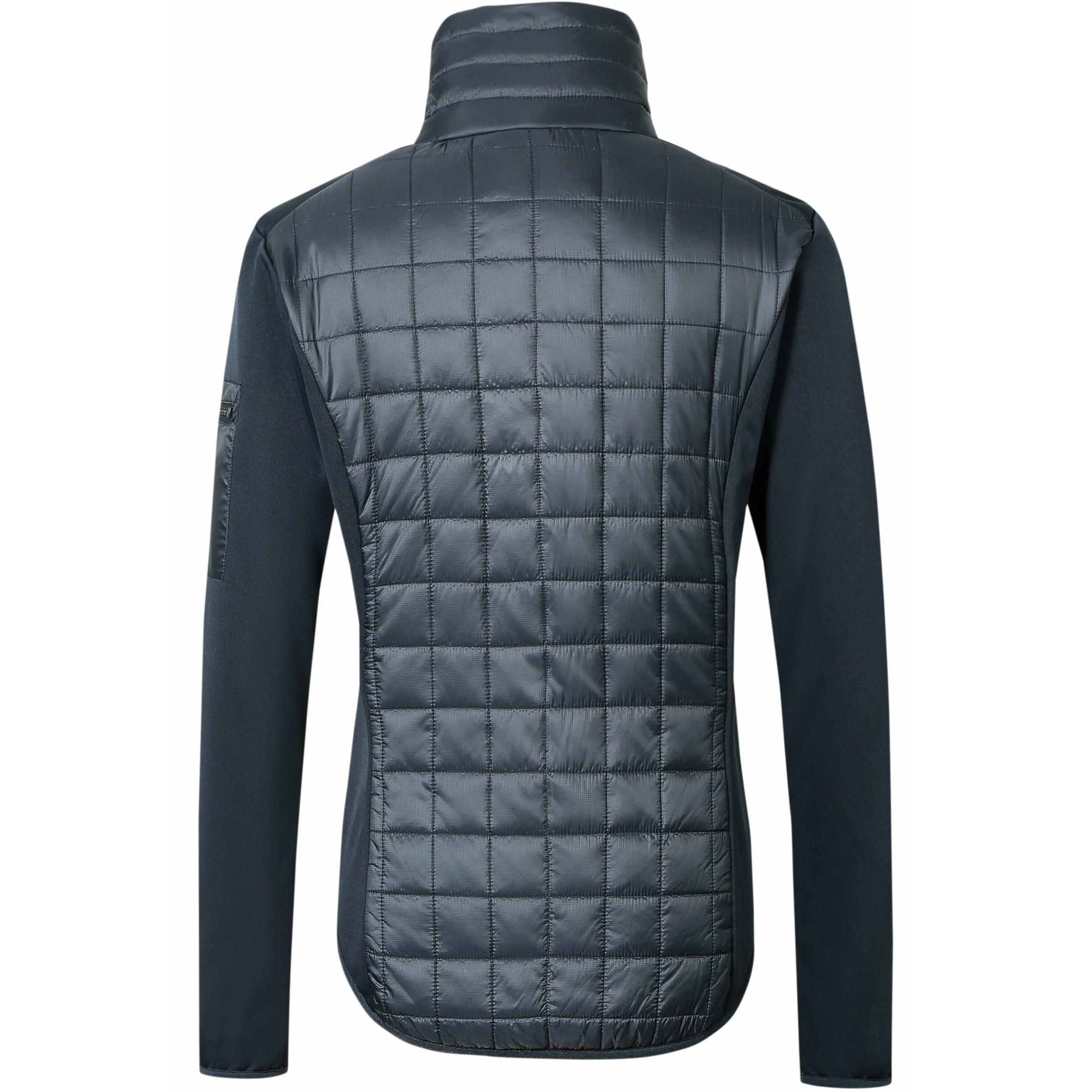 Covalliero - Damen Combijacke | Übergangsjacke mit Doppelkragen | Steppjacke mit 2-Wege-Reißverschluss & 3 Einschubtaschen | Reitjacke in Black oder Dark Navy | Reitbekleidung in XS - XXL