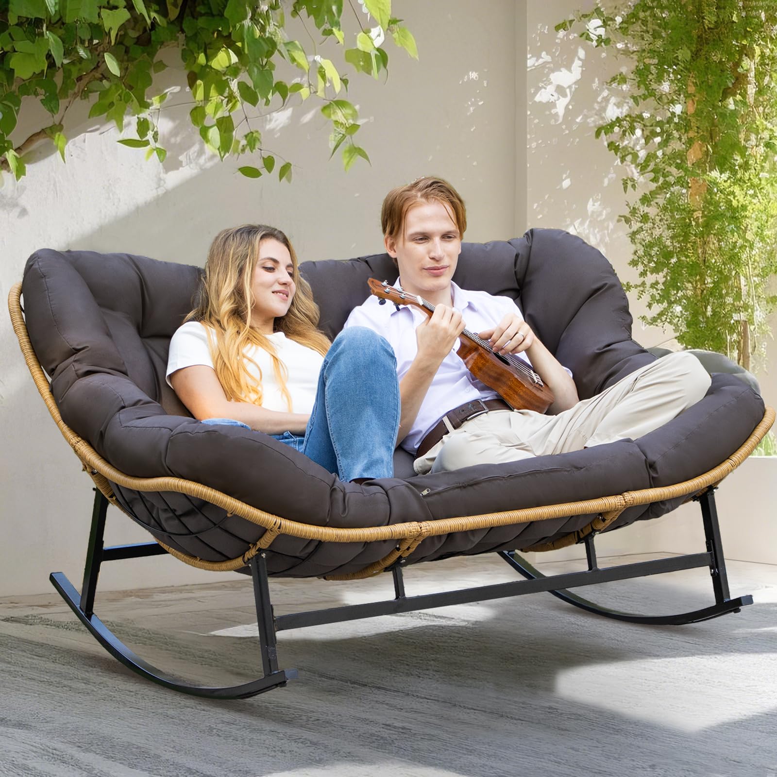 Double Papasan Lounge Chair With Heavy Duty Papasan Chair Double