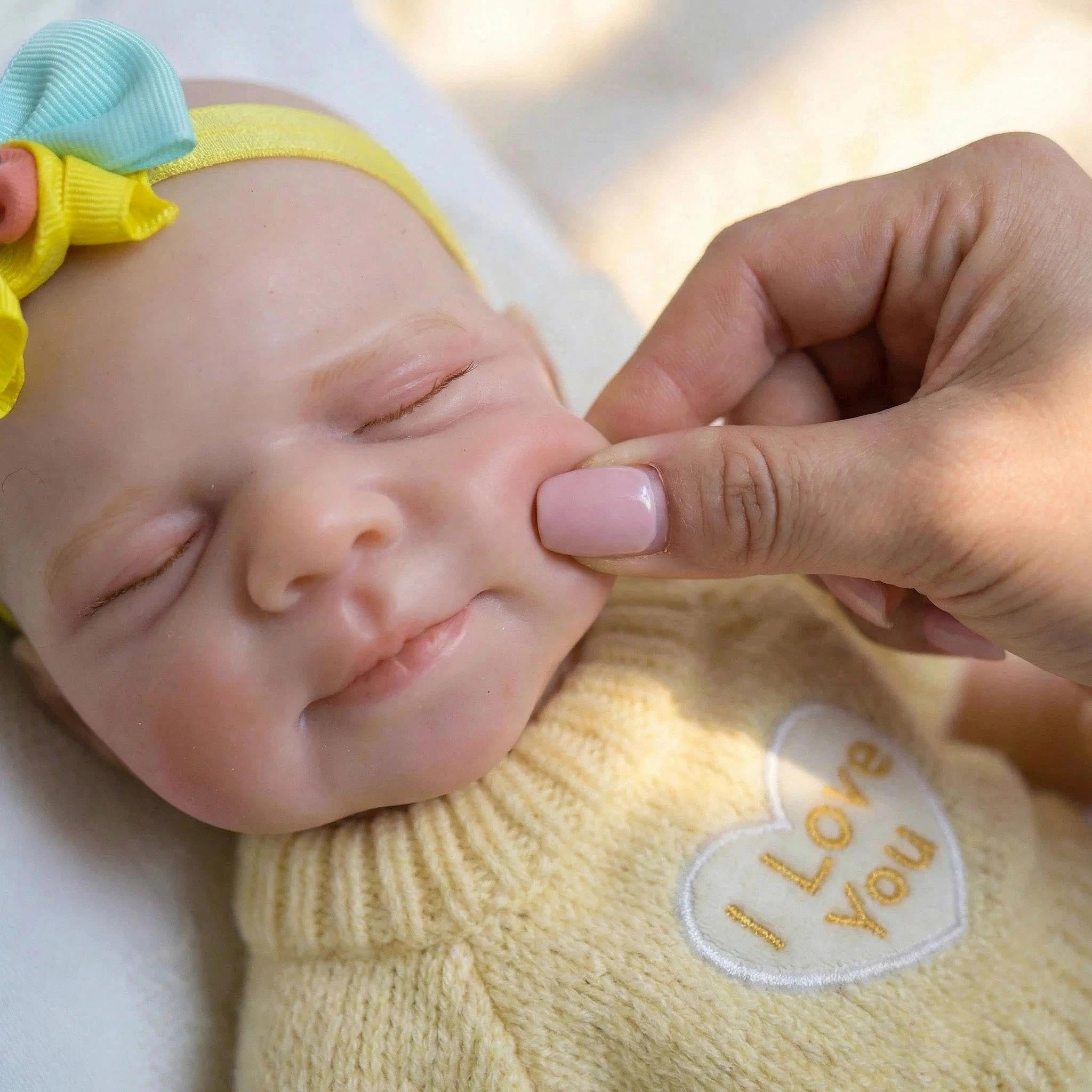 Zero pam Squishy Silicone Reborn Baby Dolls-30CM Floppy Reborn Dolls Silicone Full Body, Realistic Baby Doll, Posable Newborn Babies Girls, Lifelike Babys Doll For Girls