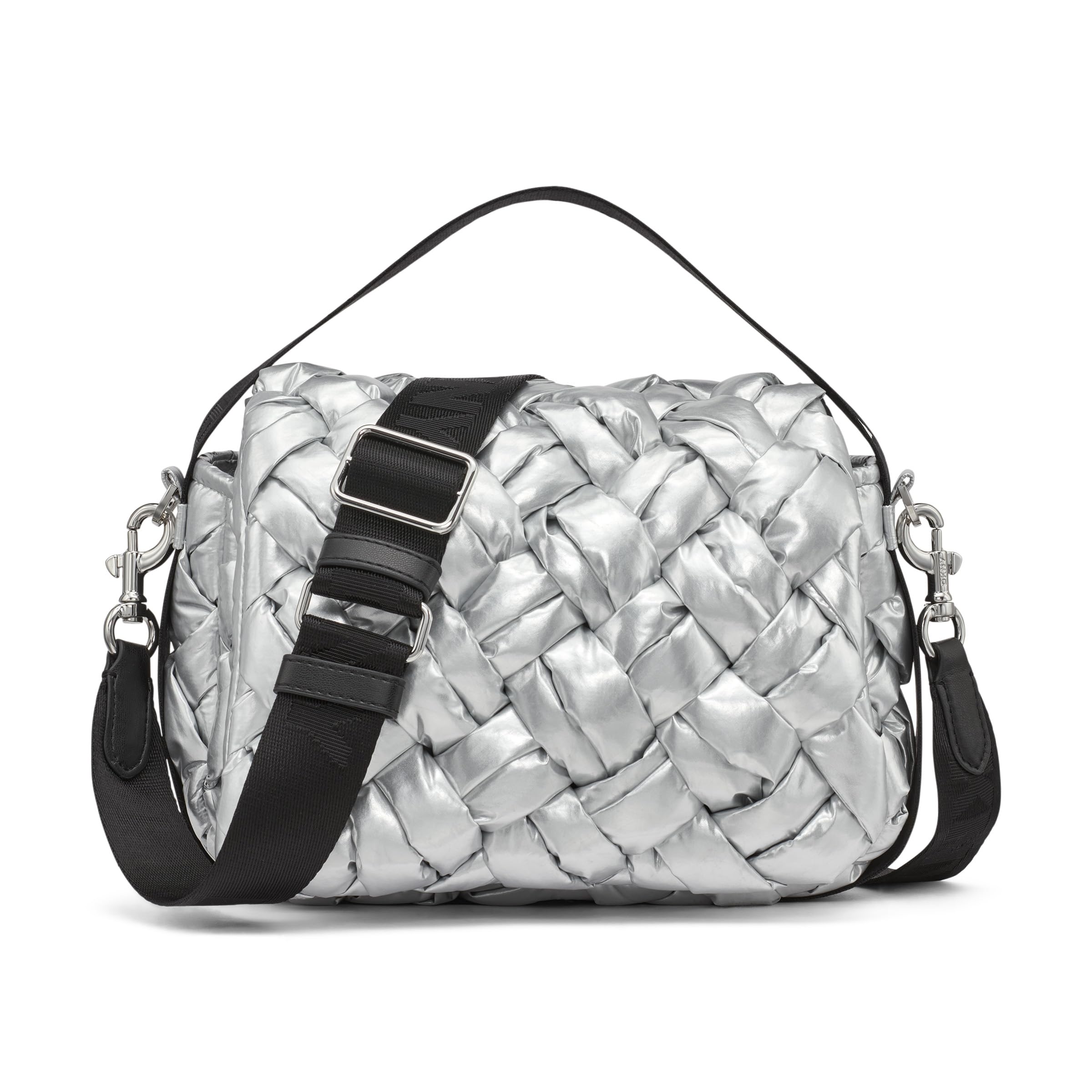 

                                                    DKNY Women's Nadia Quilted Flap Shoulder Bag, Silv