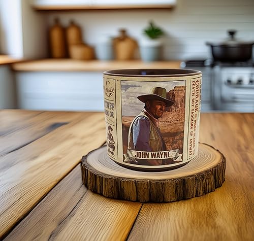 Midsouth Products John Wayne - Taza de cerámica con citas de 16 onzas, inspiradora e icónica sabiduría occidental del duque mismo