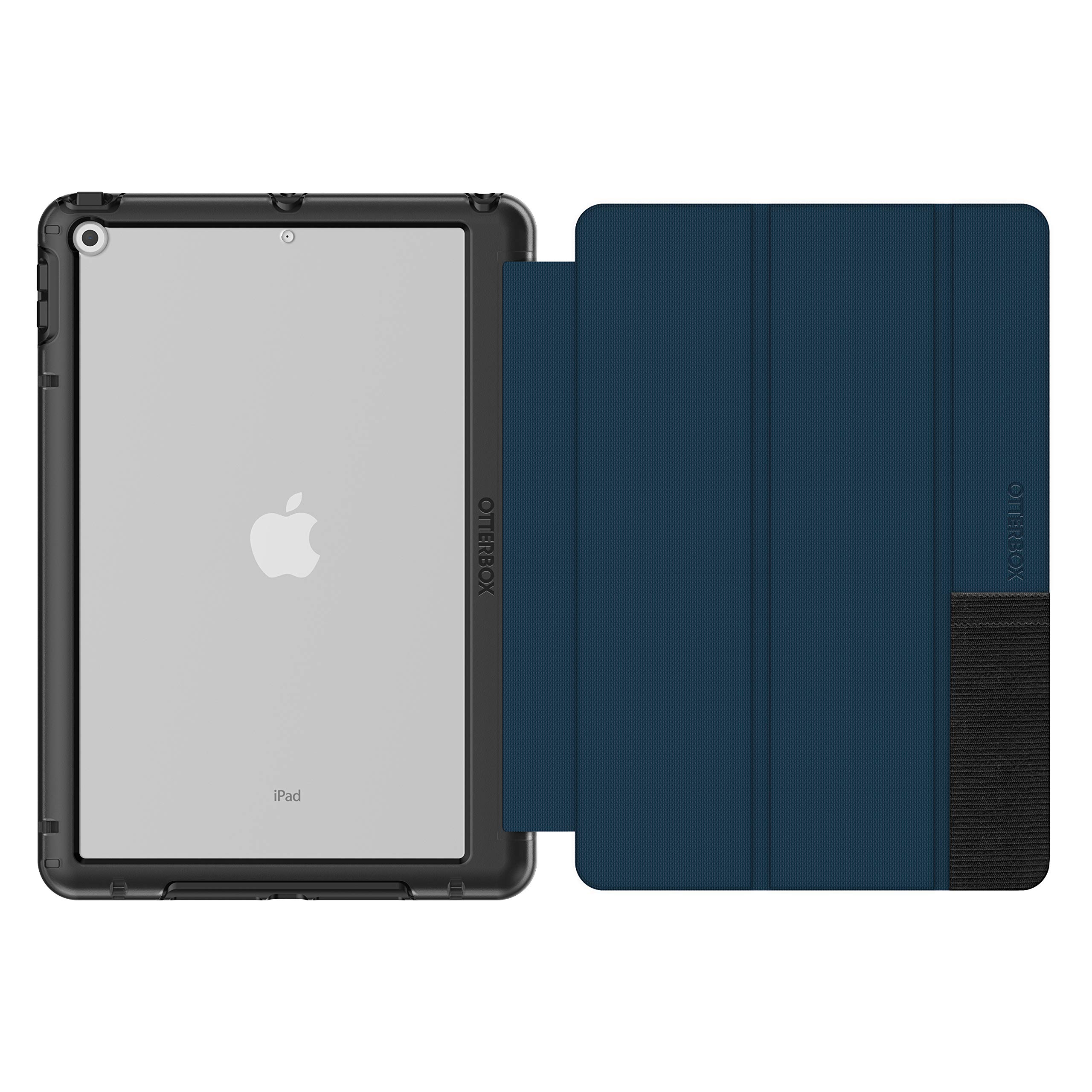 OtterBox Symmetry Folio Etui na iPad 10,2 cala (7. gen/8. gen/ 9. gen),odporny na upadki,smukły futerał ochronny,przetestowany zgodnie ze standardami wojskowymi,Niebieski,Bez Opakowania Detalicznego