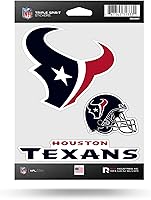 Vista 43 de Rico Industries NFL Football Triple Spirit Stickers Hoja de calcomanías triples