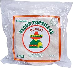 Flower Tortillas, 10 Inches, 10 Sheets x 4 Packs (Frozen)
