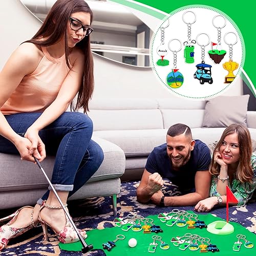 Miniatura 5 de 36 llaveros de fiesta de golf, regalos de fiesta de golf, decoraciones de fiesta de golf para fiesta temática de golf, suministros de fiesta