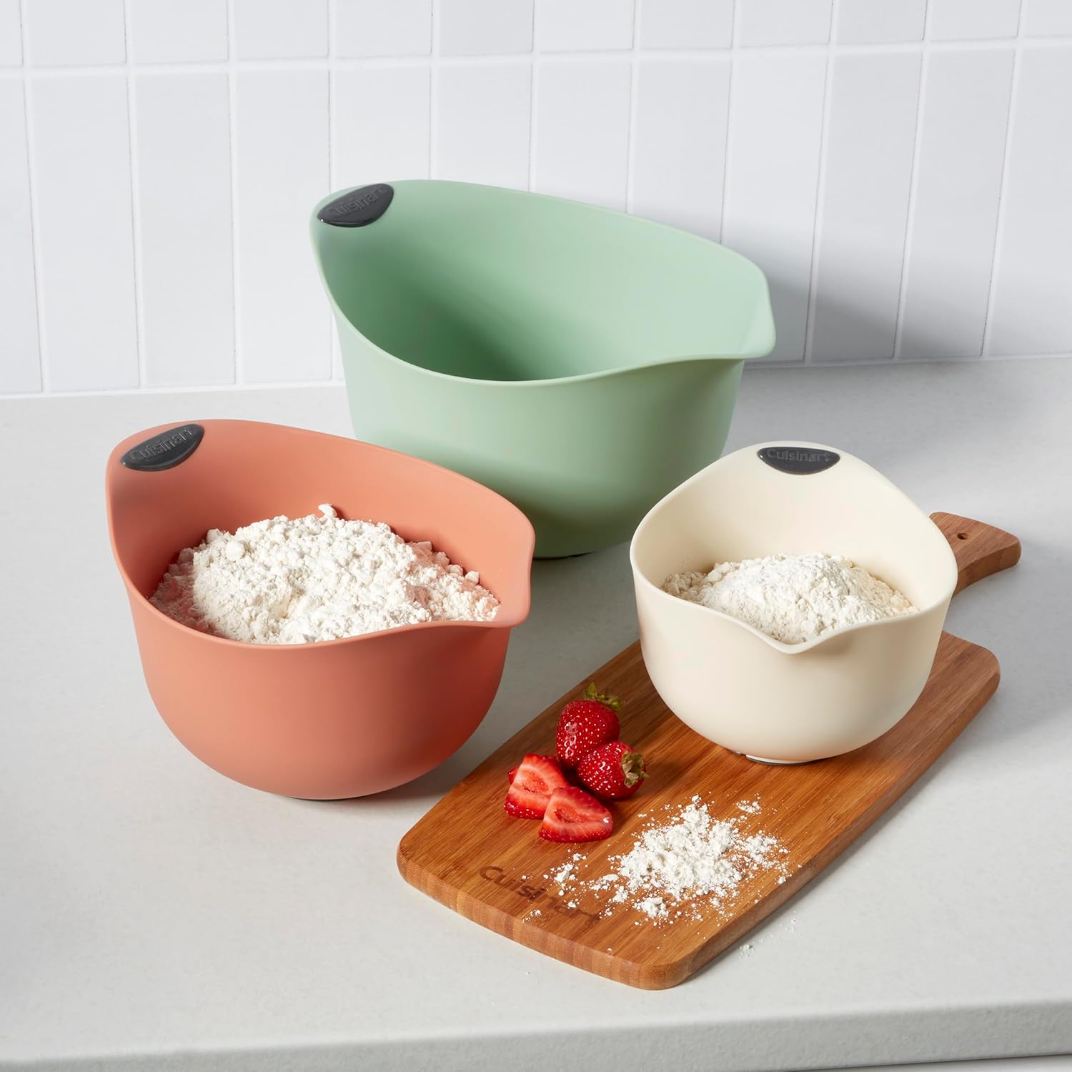 Cuisinart Mixing Bowl Set of 3, Desert Pallet