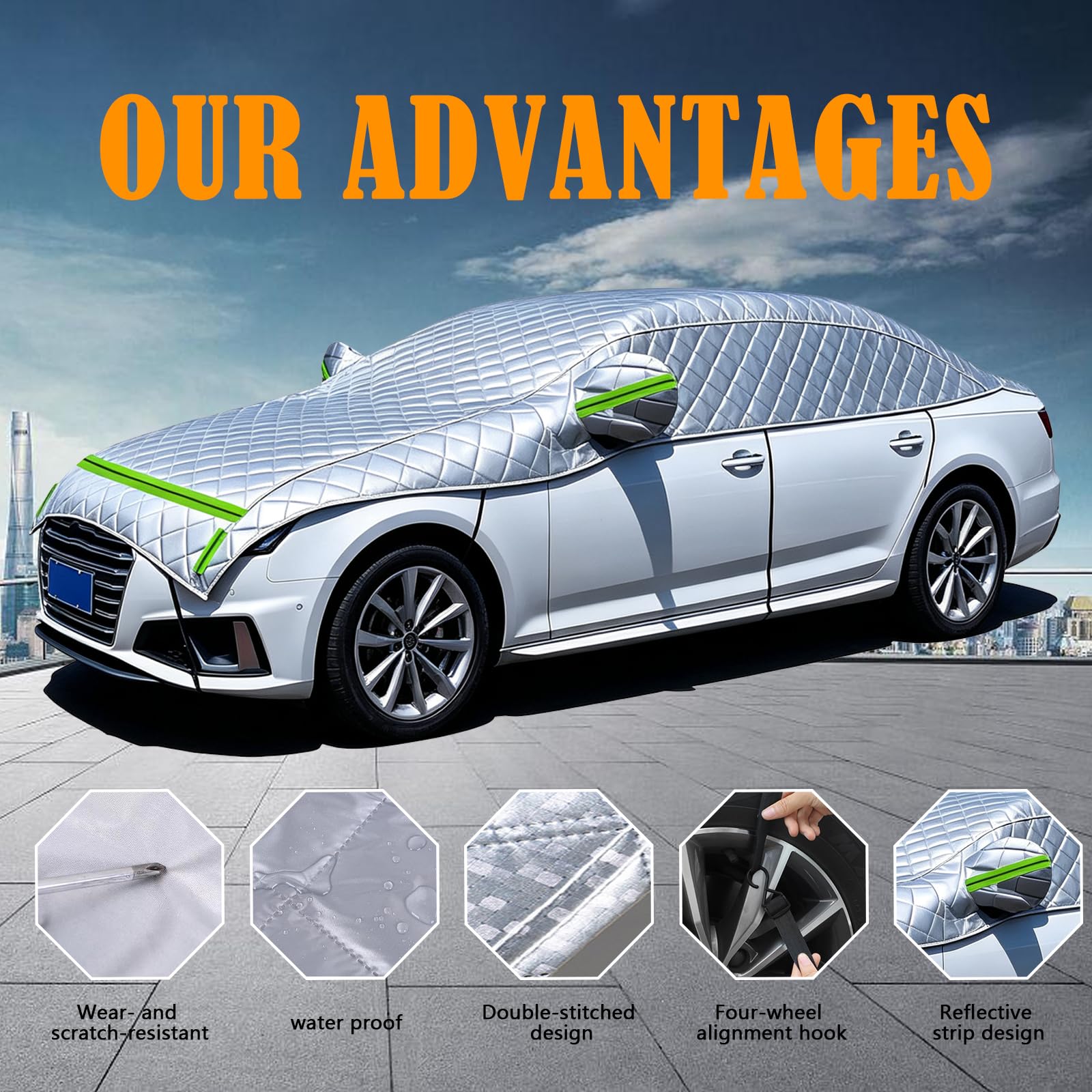 Generico Telo auto antigrandine compatibile con Porsche Macan T 2022-2026