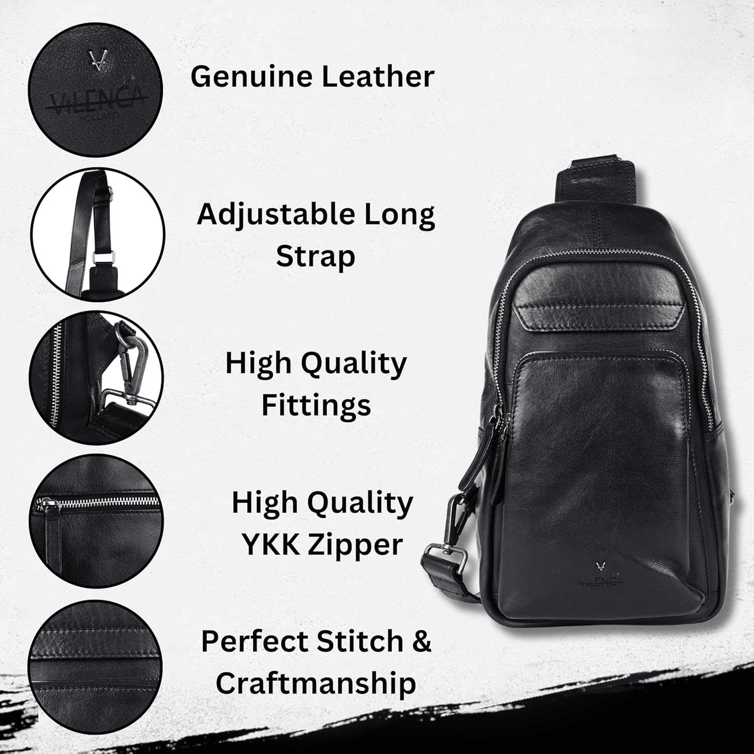 Genuine Italian Leather Unisex Body Bag - Stylish, Durable, and Secure Travel Companion for Casual and Trendy Essentials - Image 2