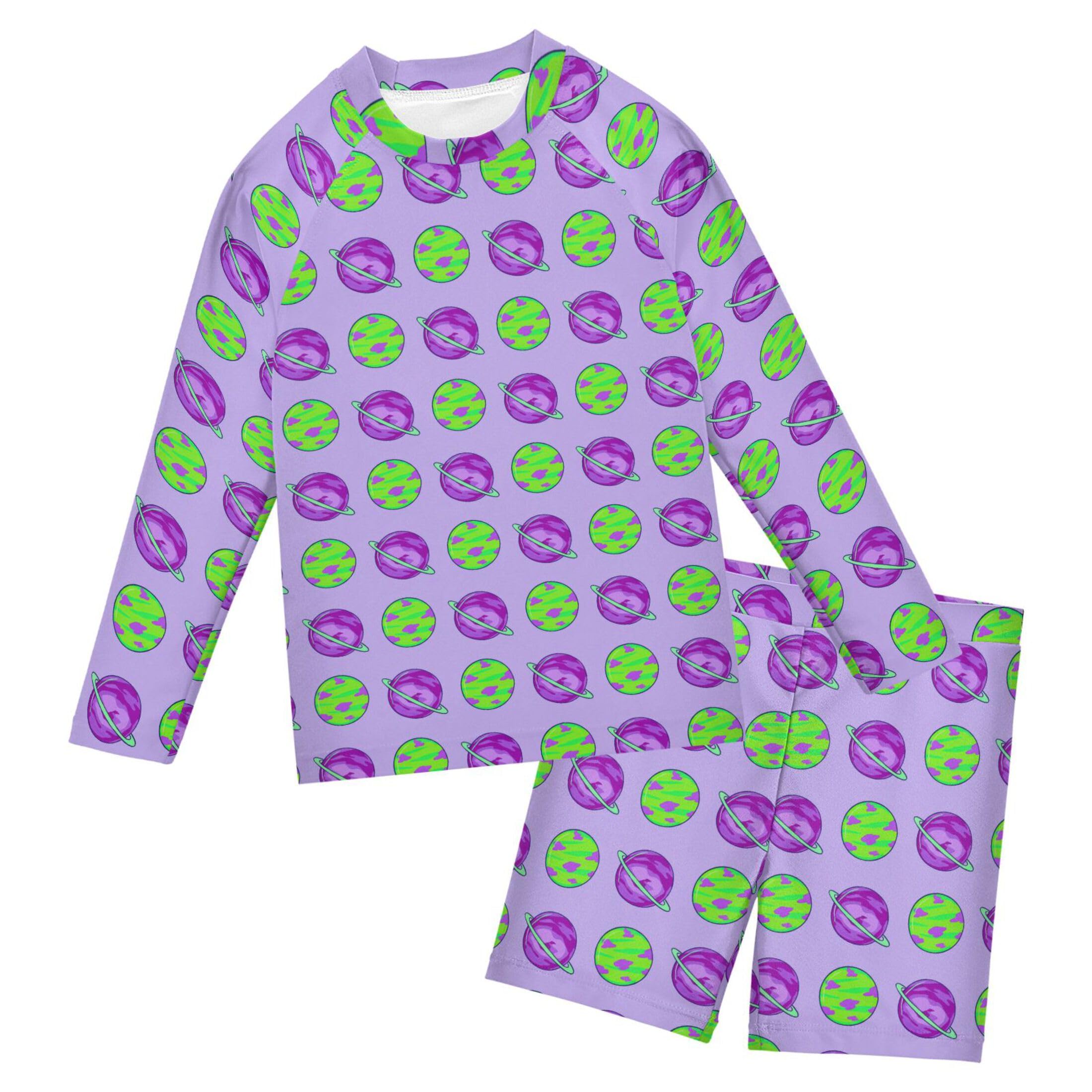 Planet Baby Boys' Toddler Long Sleeved Rashguard Swim Bathing Suit Set B0404697