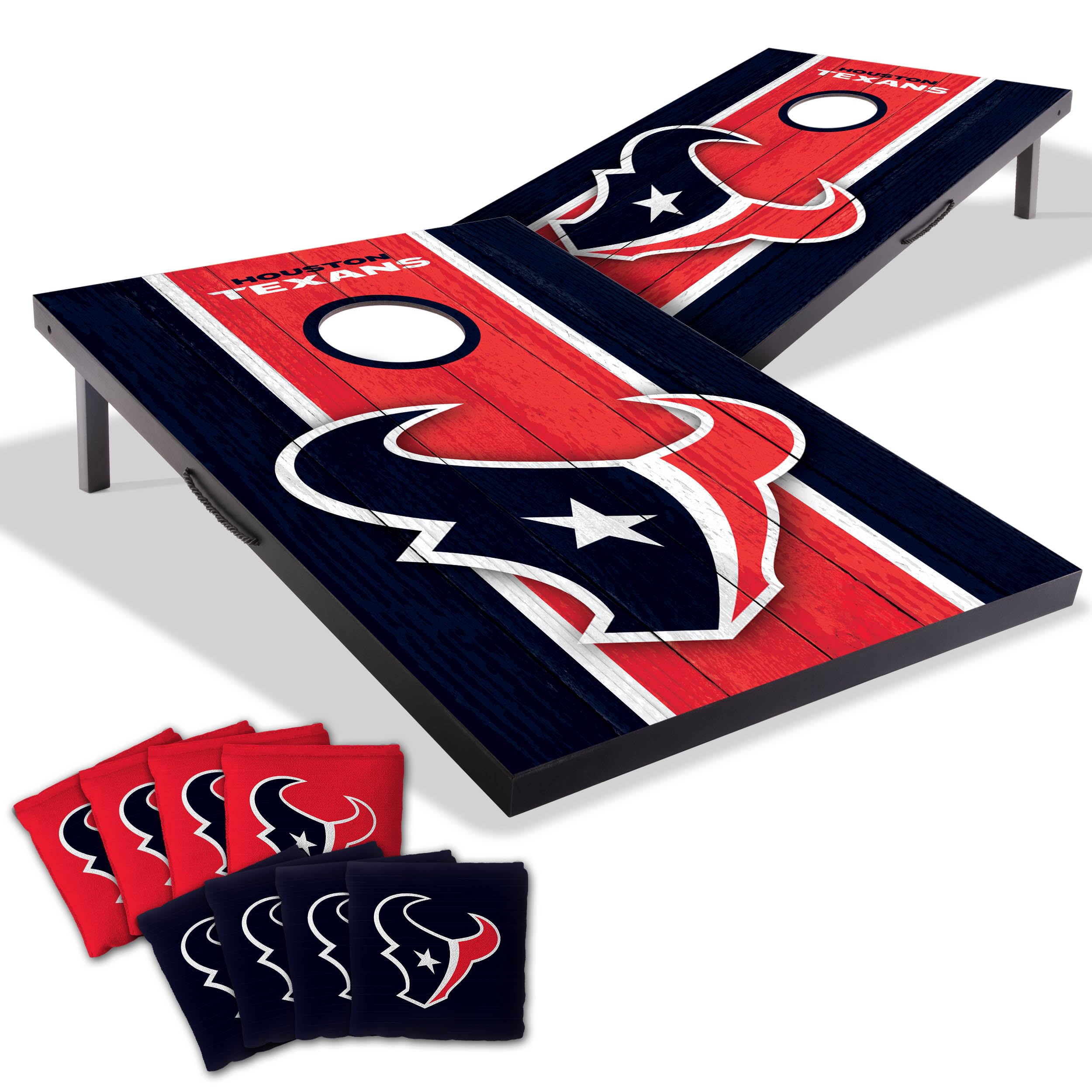 YouTheFan NFL Houston Texans 2' x 3' Portable Cornhole Game with Logo Bags