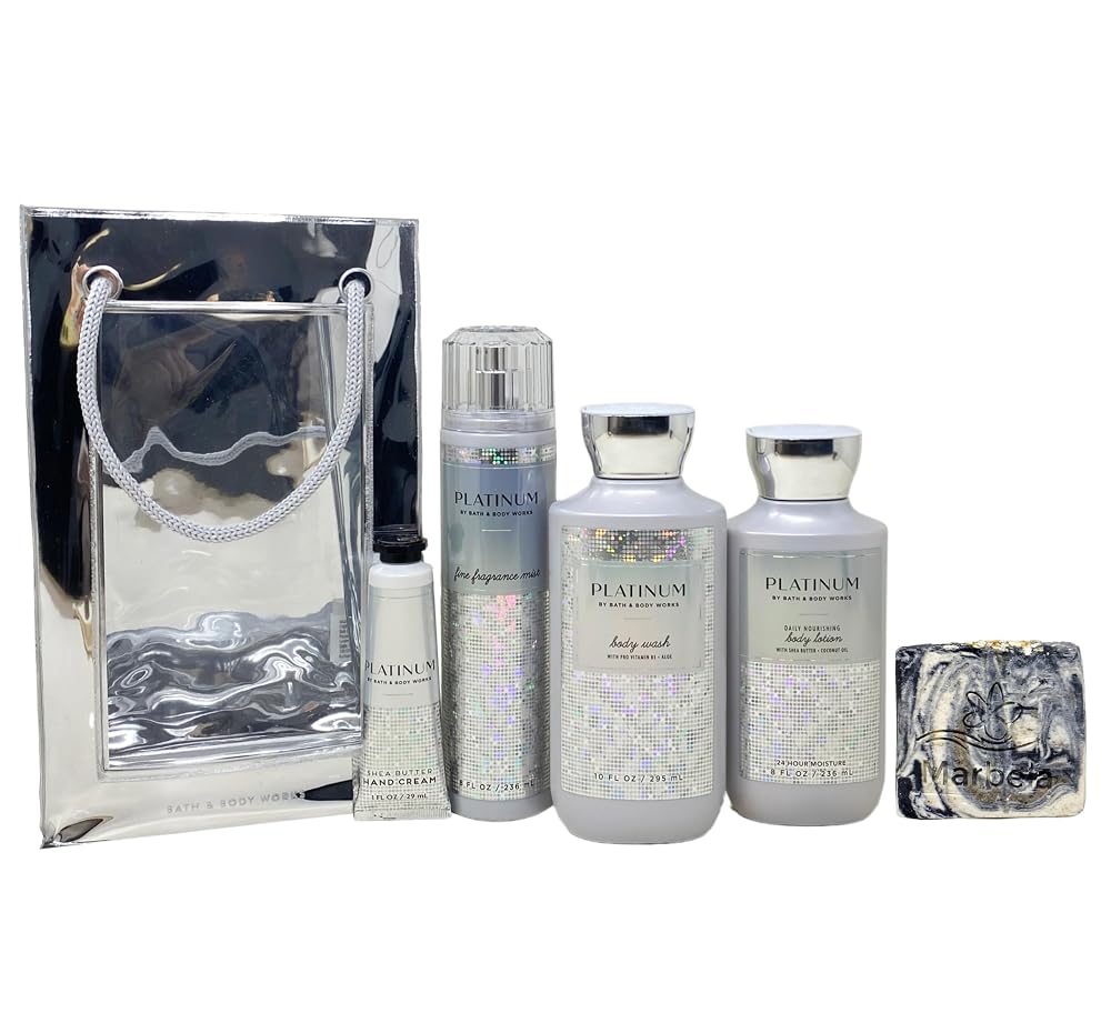 Bath & Body Works Platinum Deluxe Gift Bag Set