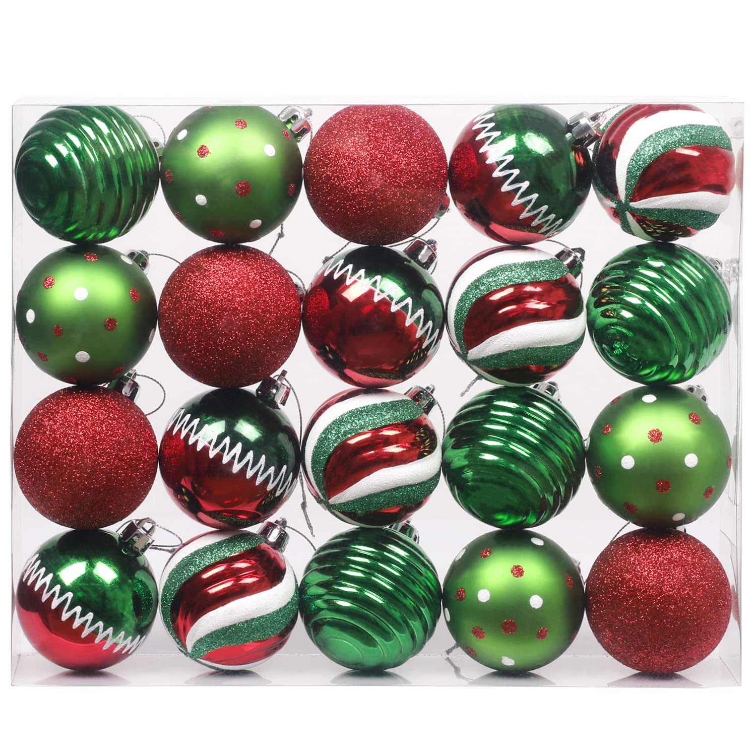 Photo 1 of **SEE NOTES** PartyBySam 20ct 60mm Christmas Ball Ornaments 