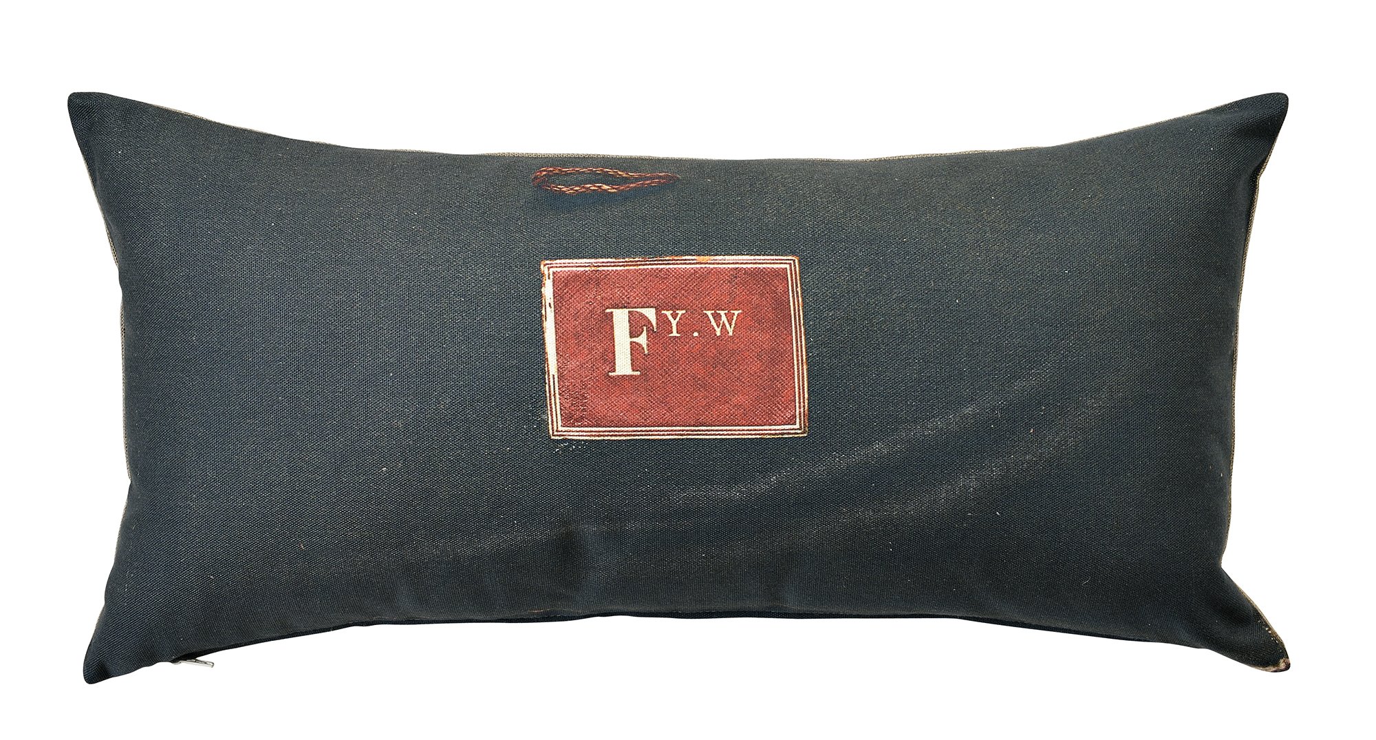 Coussin de bureau ergonomique noir 50x30x10 cm en coton pour soutien lombaire