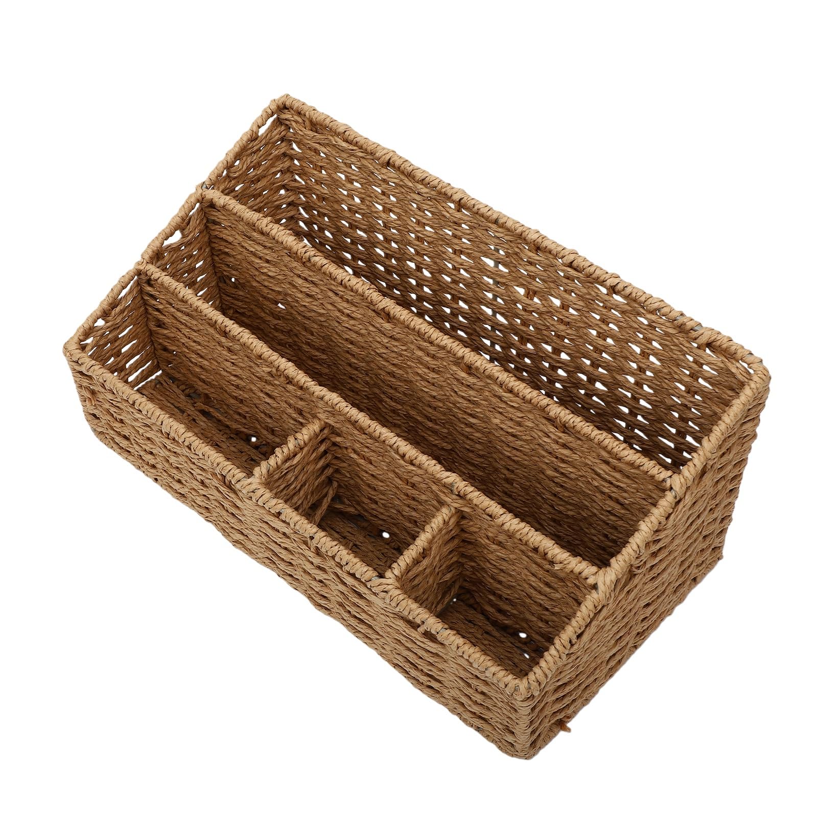 Sxhlseller Tessuto Organizer da Scrivania con Telaio in Ferro (Light Tan)