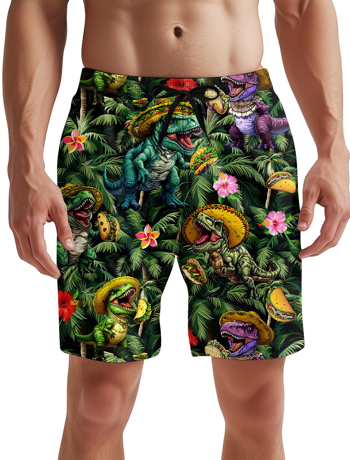TUONROAD Badehose für Herren Lustig Bier 3D Bunt Badeshorts Schnelltrocknend Kurze Hose Badehosen Männer Jungen mit Mesh Futter S-3XL