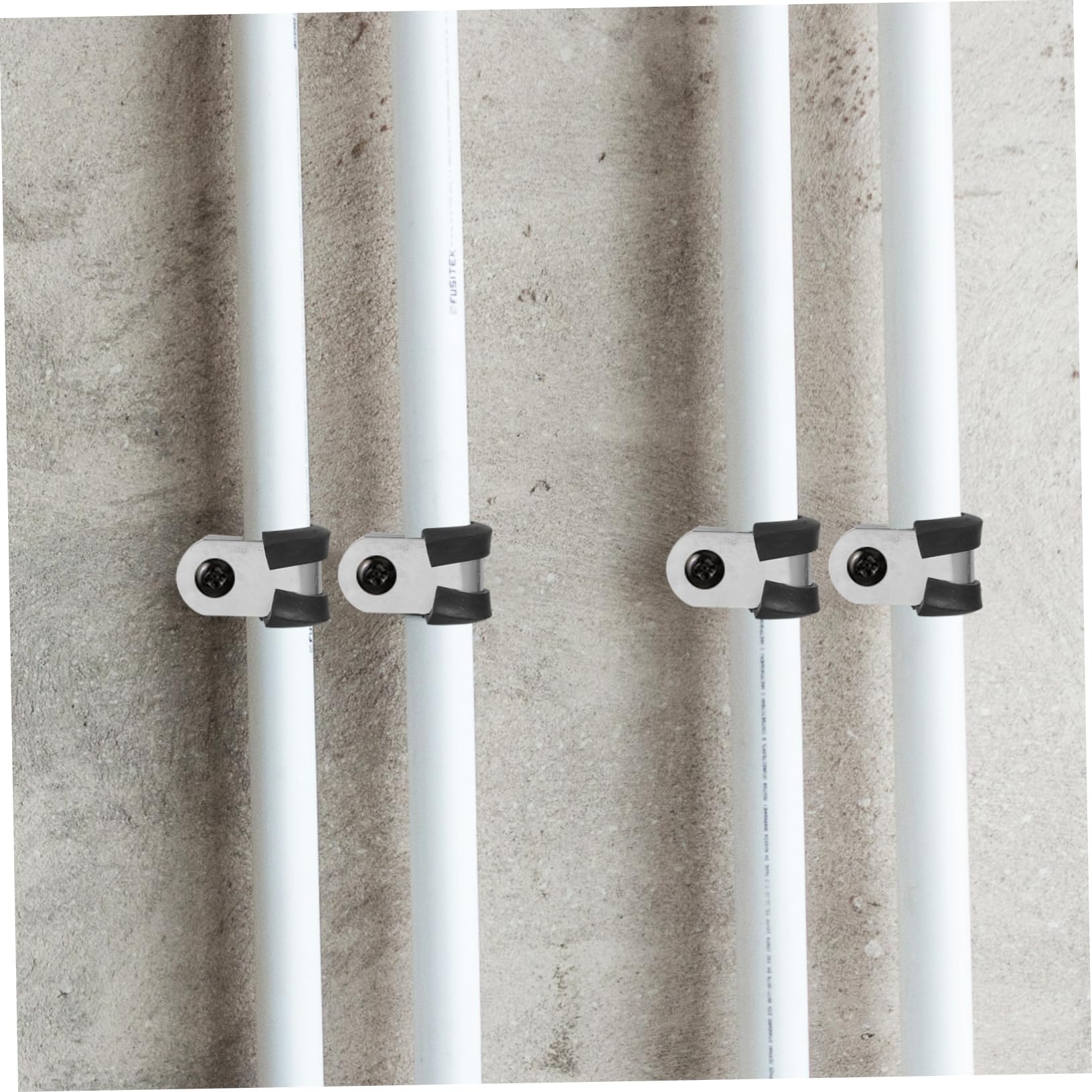 Morsetto per Tubo R in Acciaio Inox 100 Pezzi 6mm Argento