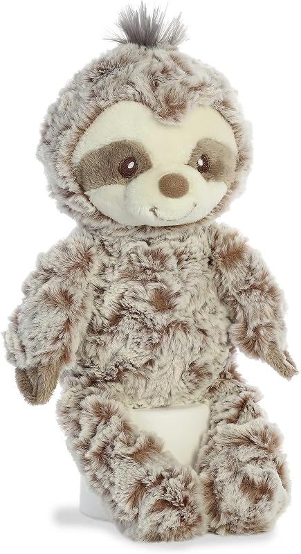 ebba Sammie Sloth 7" Sammie Sloth Playful Baby Stuffed Animal | Fluffy textures and relaxed shapes for cozy snuggles