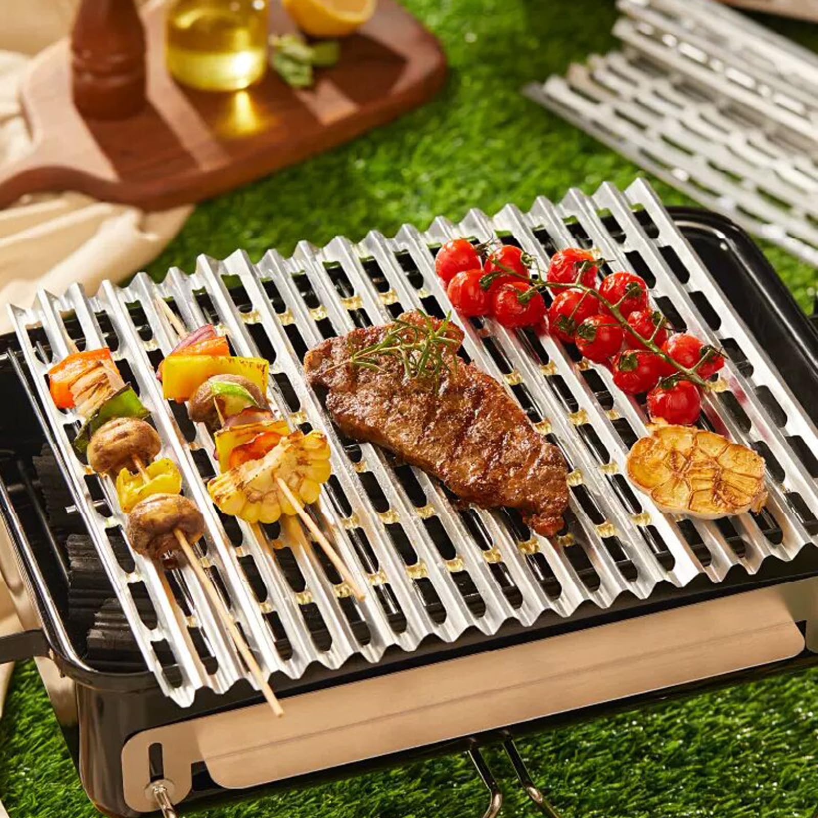 バーベキュー・調理用品 p1unn Amazon.co.jp: ZZFENGKR 15パック BBQ 使い捨てアルミライナー、30.5