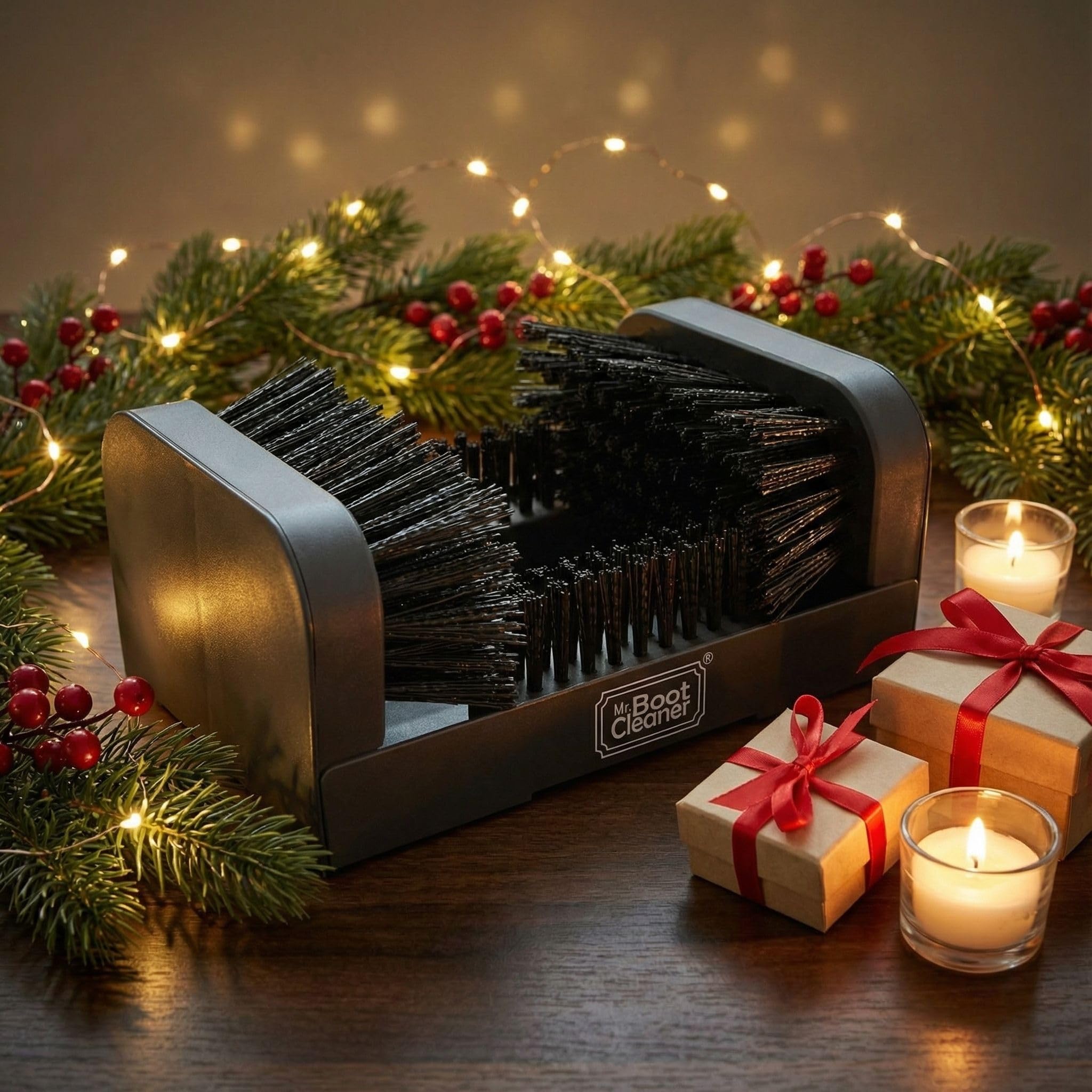 Heavy Duty Boot Brush Cleaner Outdoor Floor Mount or Portable Boot Scraper/Scrubber with Hardware