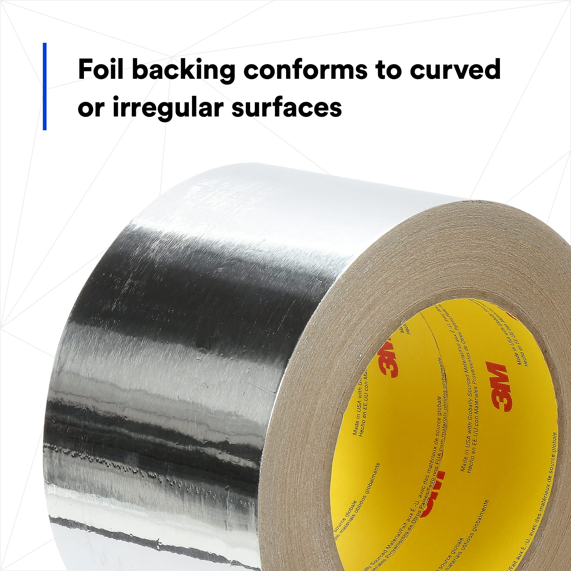 3M Venture Tape 1521cw - Cinta de aluminio (72 mm x 45,7 m, 1,4 mil 1)