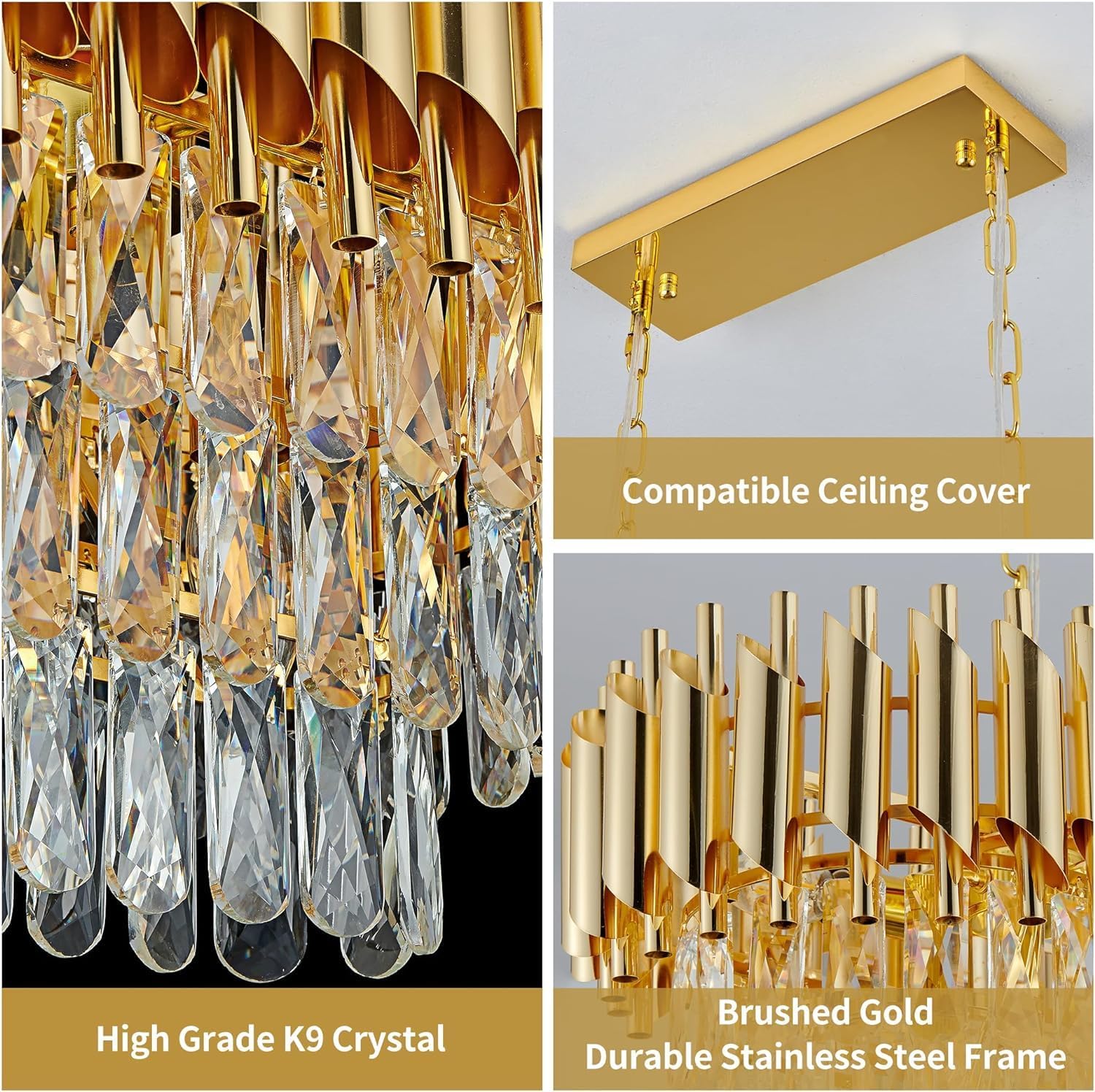 Desidiya Crystal Chandelier - Luxury Lighting -5
