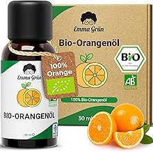 Emma Grün® Organic Orange Essential Oil, 100% Pure, 30 ml. Certified Food from Greece