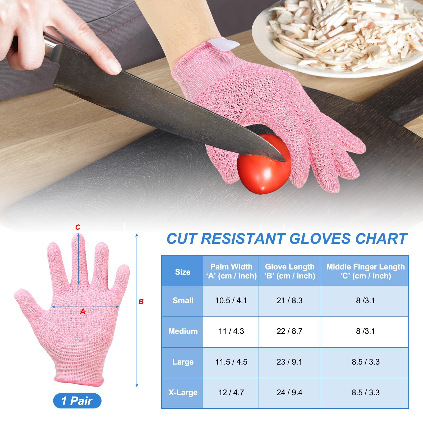 PATIKIL Cut Resistant Gloves - Image 2