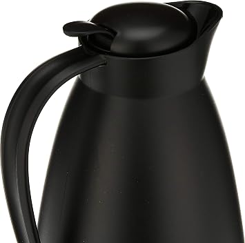 Alfi Glass Vacuum Frosted Plastic Carafe, 1 L, Black (AG2800BK2)