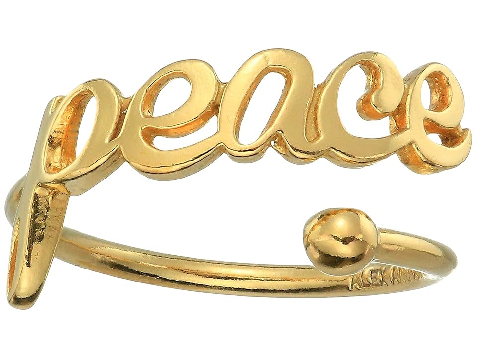 

Alex and Ani Peace Ring Wrap - Precious Metal (14KT Gold Plated) Ring