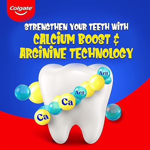 Miniatura 10 de Colgate Pasta de dientes con flúor de protección contra la caries para niños, paquete de 6, sabor a fruta burbuja, pasta de dientes para niños, para