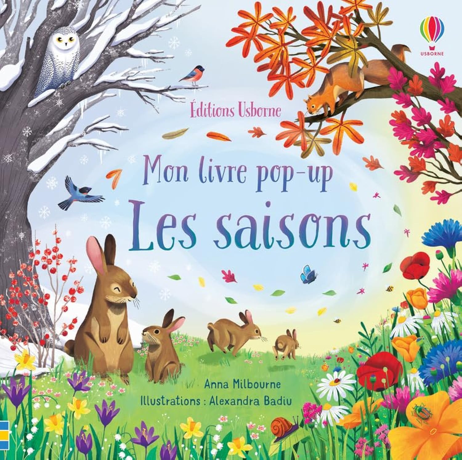Les saisons - Mon livre pop-up - dès 3 ans – Livre animé découverte animaux et nature
