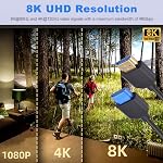 Duttek 8K Courte HDMI câble 1Feet/30, HDMI 2.1 Câble, 48Gbps Extrêmement mince HDMI Hommes à HDMI Câble mâle avec 8K 60Hz Vidéo et 3D HDR pour TV/Xbox, moniteur, PC (Hommes à hommes)