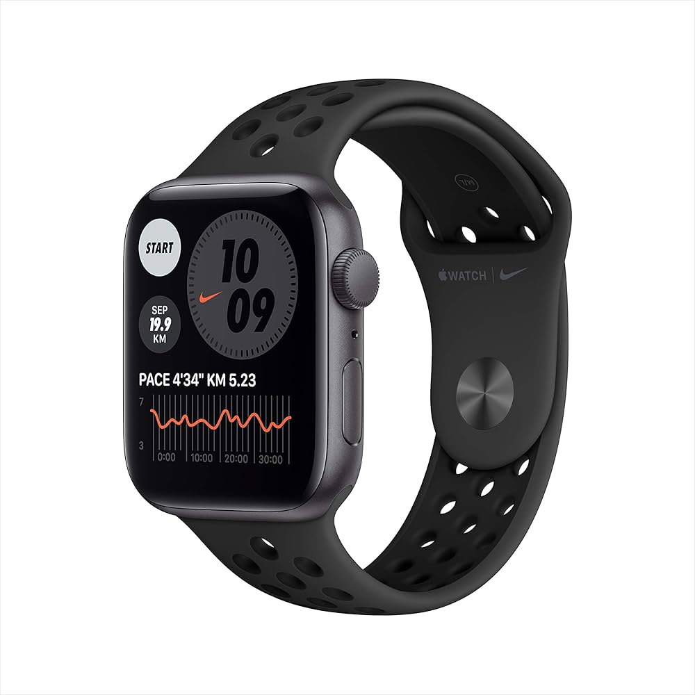 Apple Watch Nike SE GPS, 44mm Silver Aluminium Case with