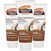 Vista 1 de Palmer's Fórmula de aceite de coco y azúcar de coco, exfoliante facial, 3.17 onzas (paquete de 3)