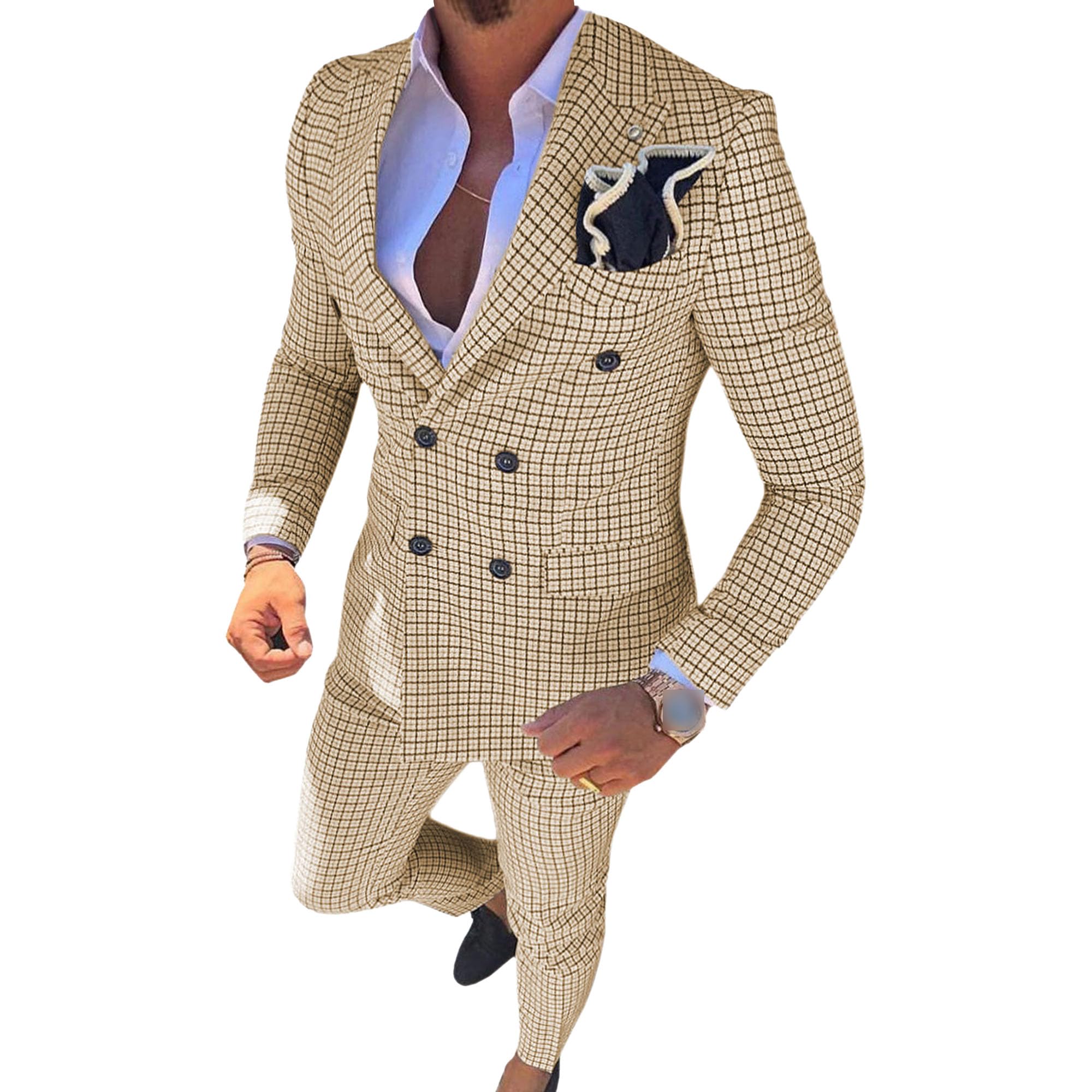 Uomo Fitness A Forma 2 Pezzi Costume Tempo Libero Flanc Abbigliamento Cappotto, Smoking Giacca Sportiva Pantaloni Lunghi
