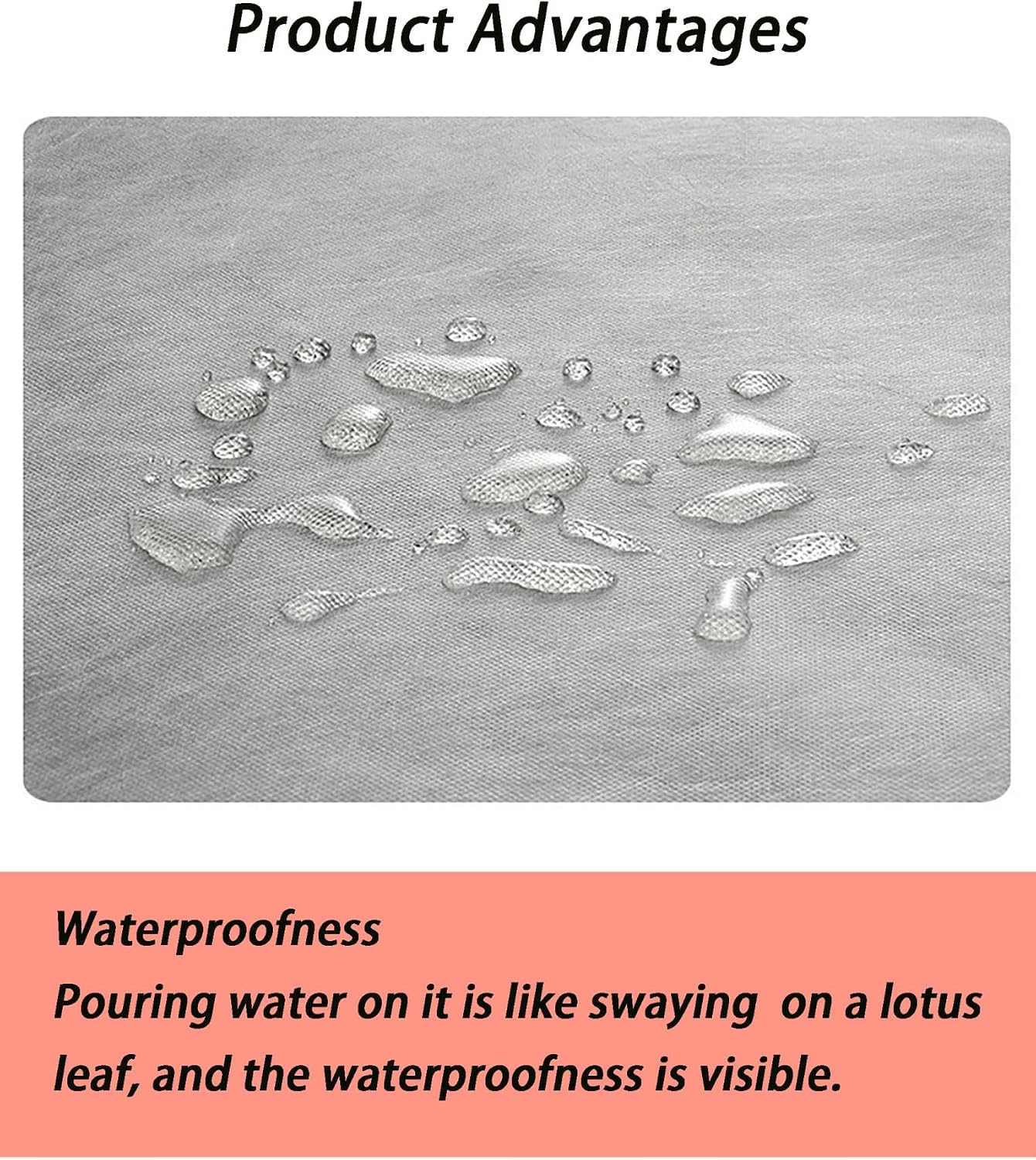 Waterproof Decoupling Membrane Underlay, Waterproof Underlayment Polyethylene Fabric for Under Tile Flooring/Shower Walls and Floors/Bathroom(400g 50㎡)
